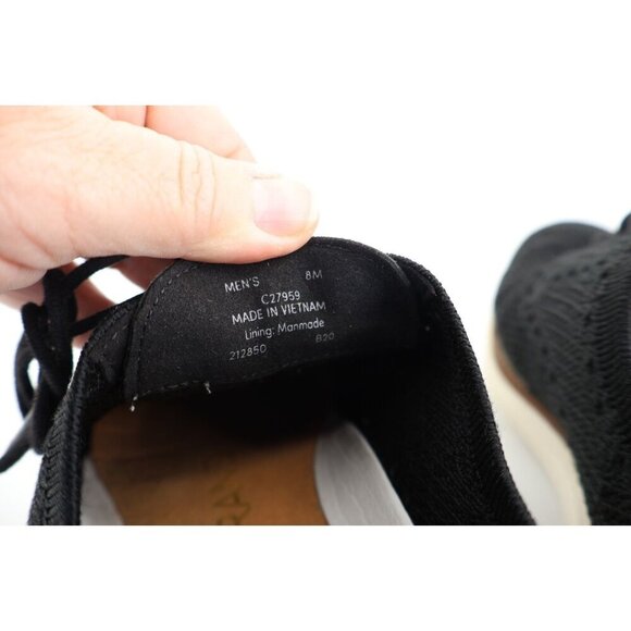 Cole Haan Mens OriginalGrand Knit Oxford Sneaker Size 8 M Black Stitchlite Shoe